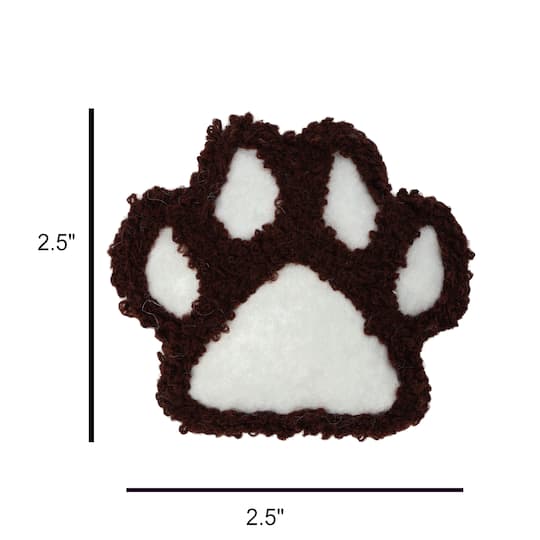 Paw Print Filled Patch Embellishment by Celebrate It™